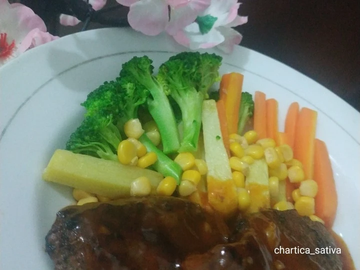 Langkah Gampang Menyiapkan Resep Steak sapi barbeque yang Enak Banget Anti Ribet, Bisa Manjain Lidah