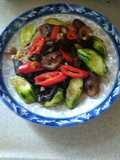 Timun laut tumis vege