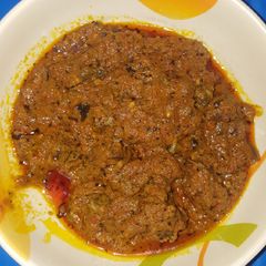 A picture of Isoko type of Banga soup.