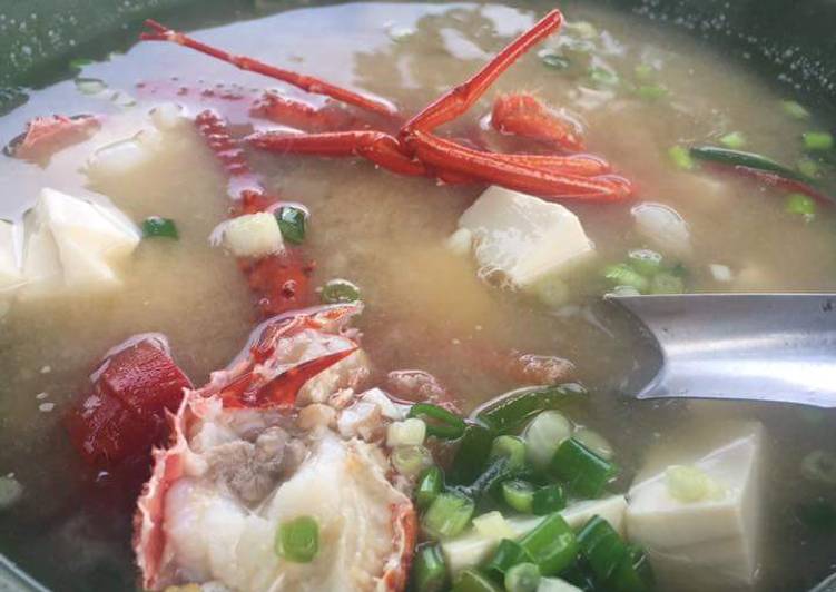 Cara Gampang Membuat Sup lobster saus tiram, Bisa Manjain Lidah