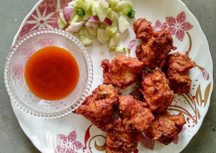 How to Prepare Homemade Chicken pakodas