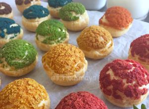 Foto resep Choux Craquelin (Sus/Soes Jepang) tanpa Mixer