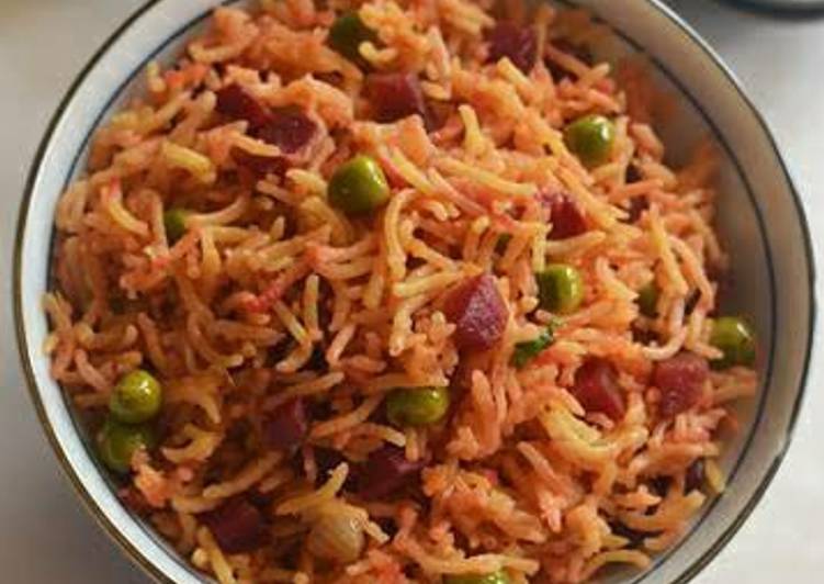 Steps to Prepare Award-winning Beetroot Pulao