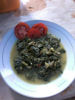 Foto resep Bobor daun singkong ati ampla