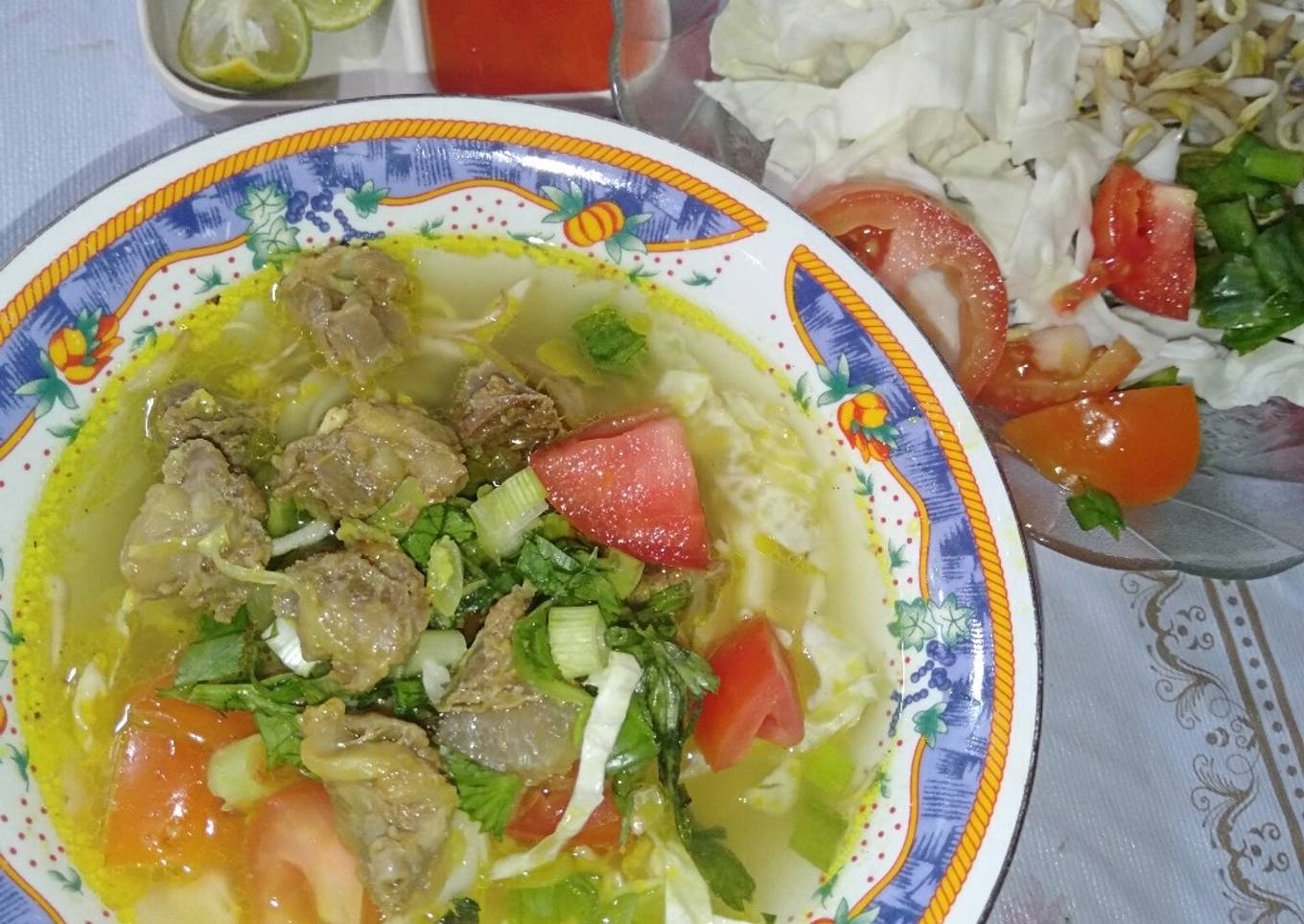 Soto Daging Kuah Bening