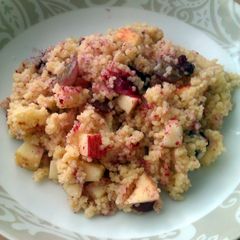 A picture of Vickys Tropical Breakfast Couscous, GF DF EF SF NF.