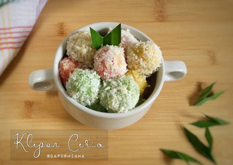 resep cara buat Klepon Ceria