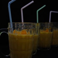 Mango smoothie A picture of Mango smoothie.