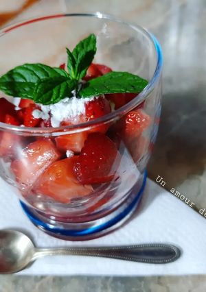 Une photo de Salade de fraises 🍓