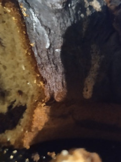 Una foto de Bizcochuelo marmolado con leche en polvo