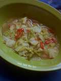 Tumis Sawi Putih Udang Rebon