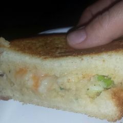 A picture of Chickpea grilled cheese.