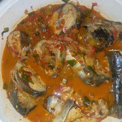 A picture of Fish pepper soup.