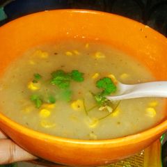 A picture of Sweet corn soup.