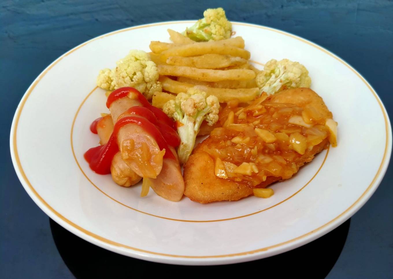 Chicken steak ala-ala #alakadarnya