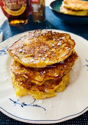 Foto resep Apple Pancake / Crêpes aux pommes