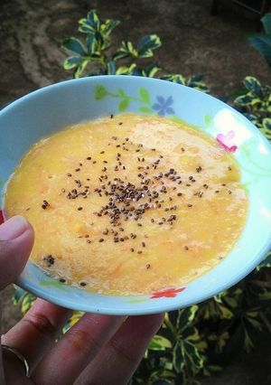 Foto resep Corn and Carrot Creamy Soup (MPASI 9m++)
