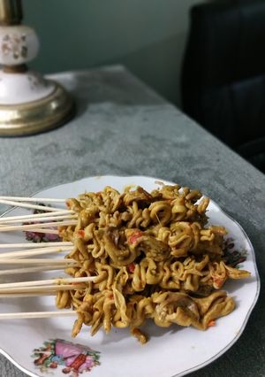 Foto resep Usus bakar bumbu rujak pedas(teflon)