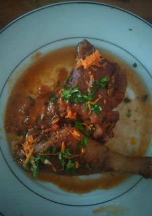 A picture of Chicken stew.
