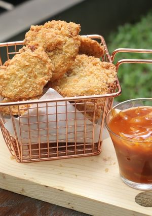 Foto resep Tempe Katsu Pengganti Chicken Katsu: 10 Menit Jadi!