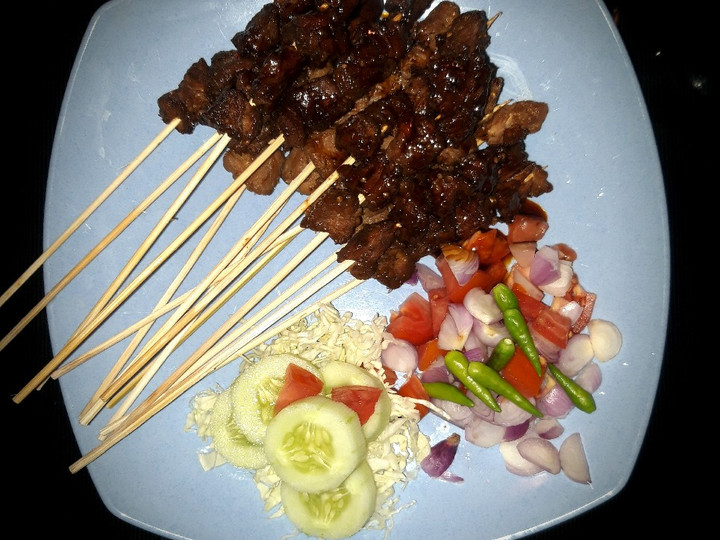 Cara Buat Sate daging Simpel