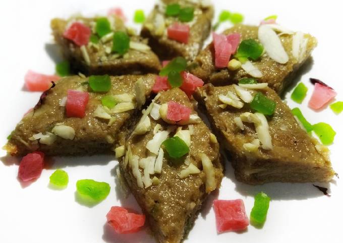 Easiest Way to Prepare Perfect Banana-Coffee Burfi