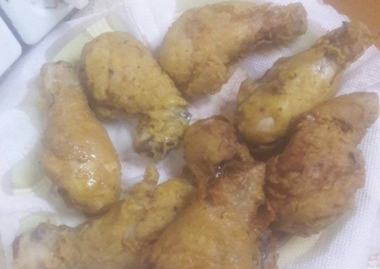 Recipe of Super Quick Homemade KFC style Chicken.#4weekchallenge