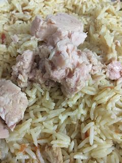 صورة لوصفة كبسة التونه (رز بتونه)