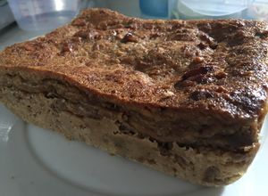 Una foto de Budín de pan con dátil, nuez, pepita y Almendra