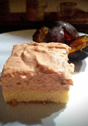 Gyümölcshabos szelet recept fotója