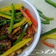 A picture of Thai Style Pork With Black Pepper.