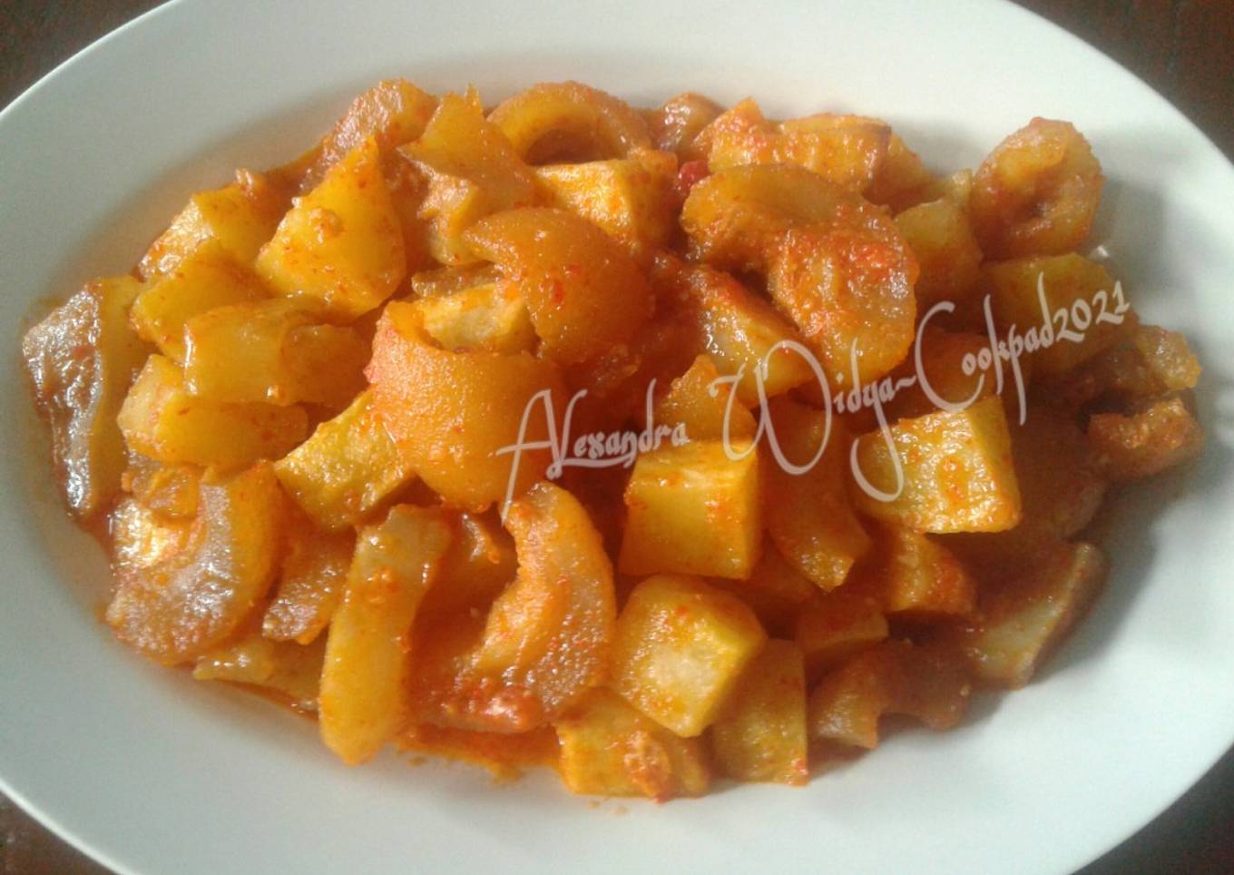 Kikil Kentang Bumbu Merah
