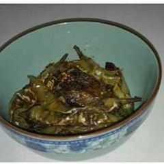 A picture of Fried Green Chilli.