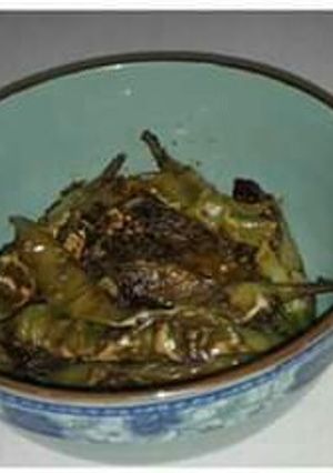 A picture of Fried Green Chilli.