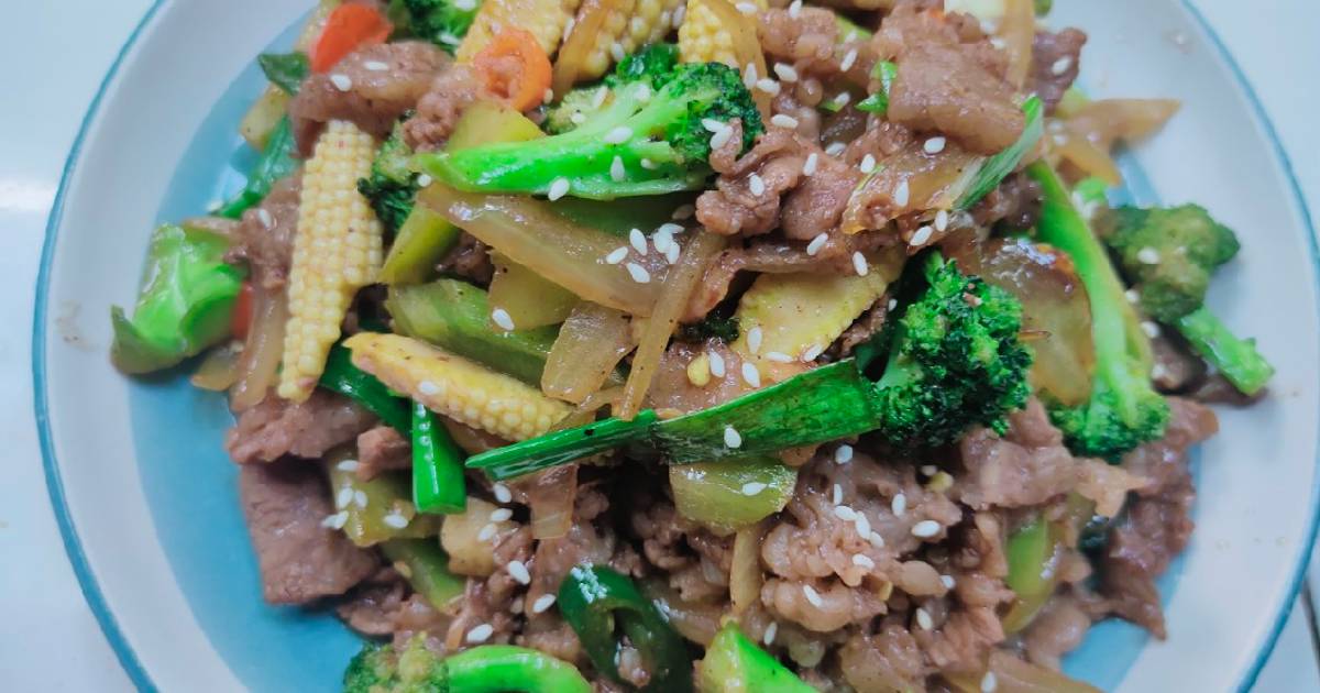 Resep Tumis daging short plate 🥩🥦🌽 oleh you can do it kitchen 😊 Cookpad