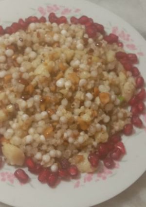 A picture of Sabudana khichdi.