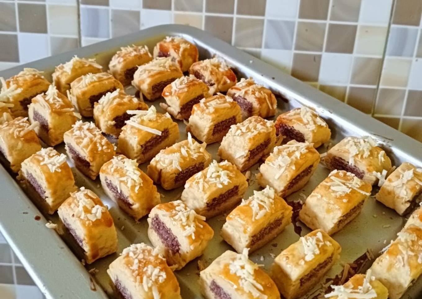 Nastar Wafer (1 adonan 3 jenis nastar klasik, wafer, chocochip)