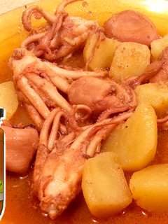 Una foto de Pulpitos en salsa picantona de Romesco