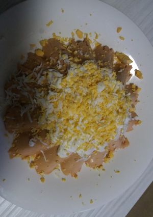 Una foto de Puding de Atún