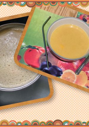 Vegyes Gyümölcs krémleves 🍑🍌🍐🍎🍇🥭😋 recept fotója