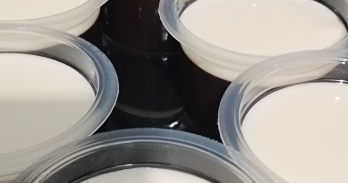 Puding cokelat vla susu