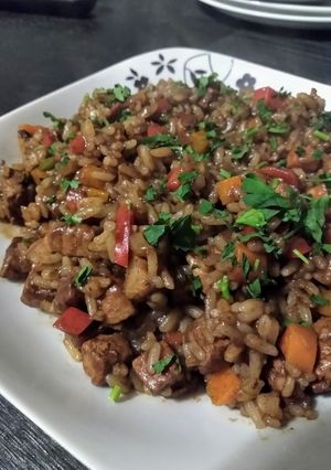 Una foto de Arroz chino