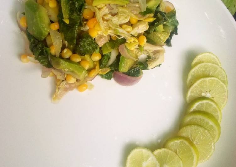 Recipe of Homemade Chicken avocado salad