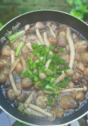 Hình của món Nấm Kho Tiêu (Chay).