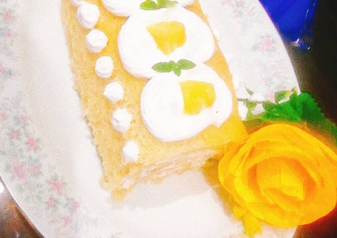 Recipe of Speedy Mango Swiss roll