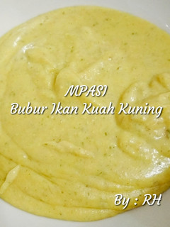 Foto resep MPASI Menu Lengkap : Bubur Ikan Kuah Kuning