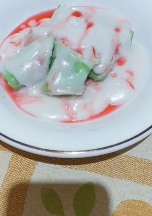 Foto resep Dadar isi kacang vla santan (di makassar disebutx dadara santan)