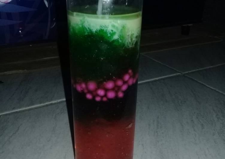 Resep Agar serut warna warni yang Lezat