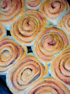 A picture of Cinnamon rolls.