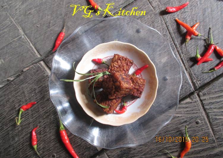 Recipe of Speedy Tempeh Seasoned with Palm Sugar (BACEM TEMPE)